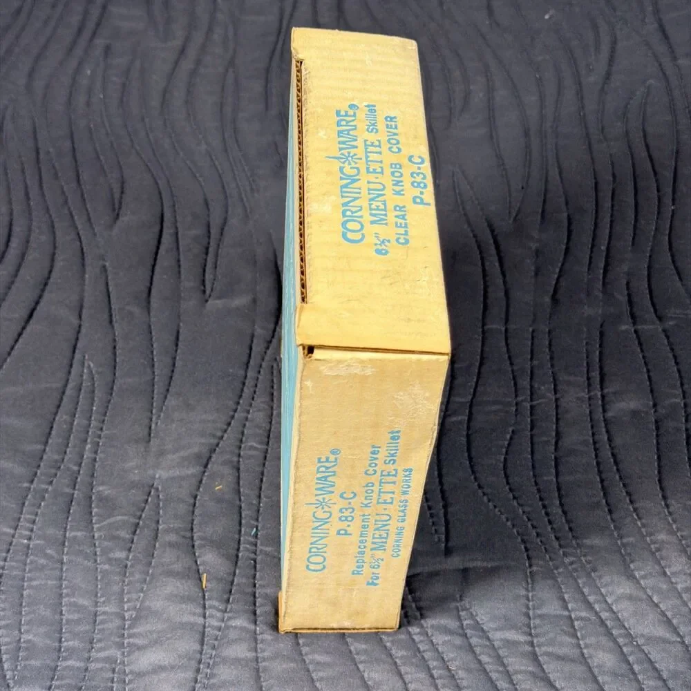 NOS Vintage Corning Ware P-83-C Replacement Glass Lid Cover for P-83 Skillet